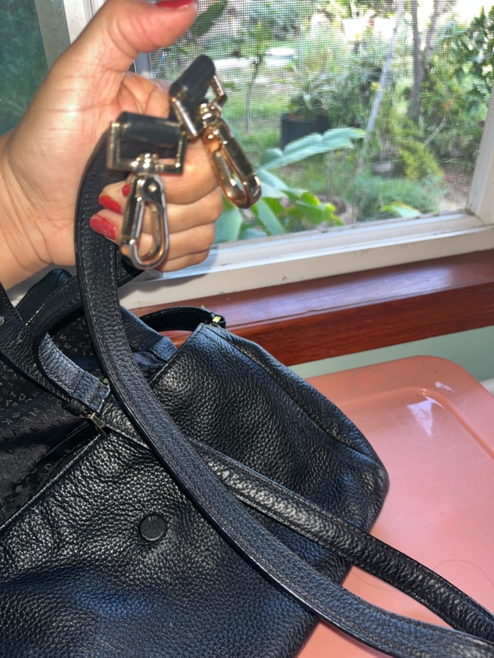 kate spade Black Pebbled Leather Crossbody Bag - Picture 7 of 14